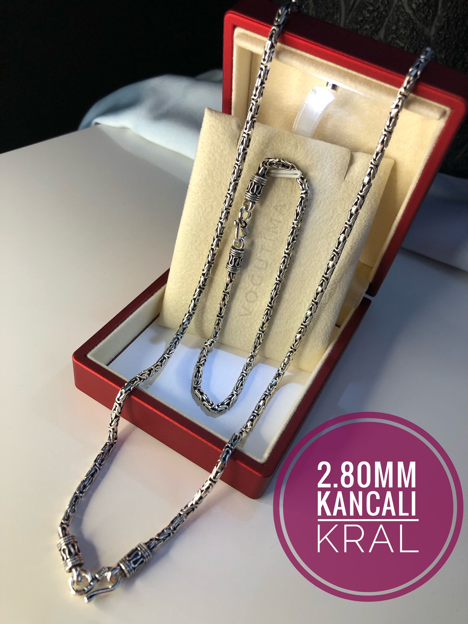 2.8mm%20Kancalı%20Kral%20925%20Gümüş%20Set%20•%20Işıklı%20Kutuda%20Sevgiliye%20•%20Eşe%20•%20Babaya%20Kolye%20Bileklik