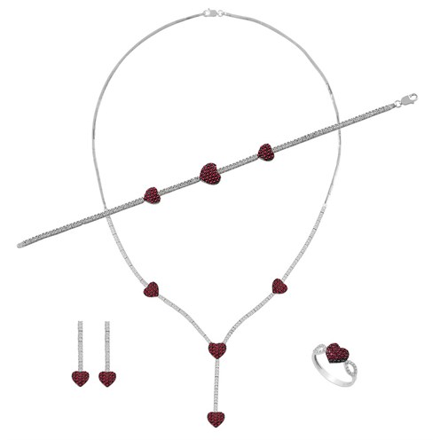 VOG%20ARYA%20BAYAN%20KIRMIZI%20TAŞLI%20GÜMÜŞ%20SU%20YOLU%20SET-KOLYE,BİLEKLİK,KÜPE,YÜZÜK%20