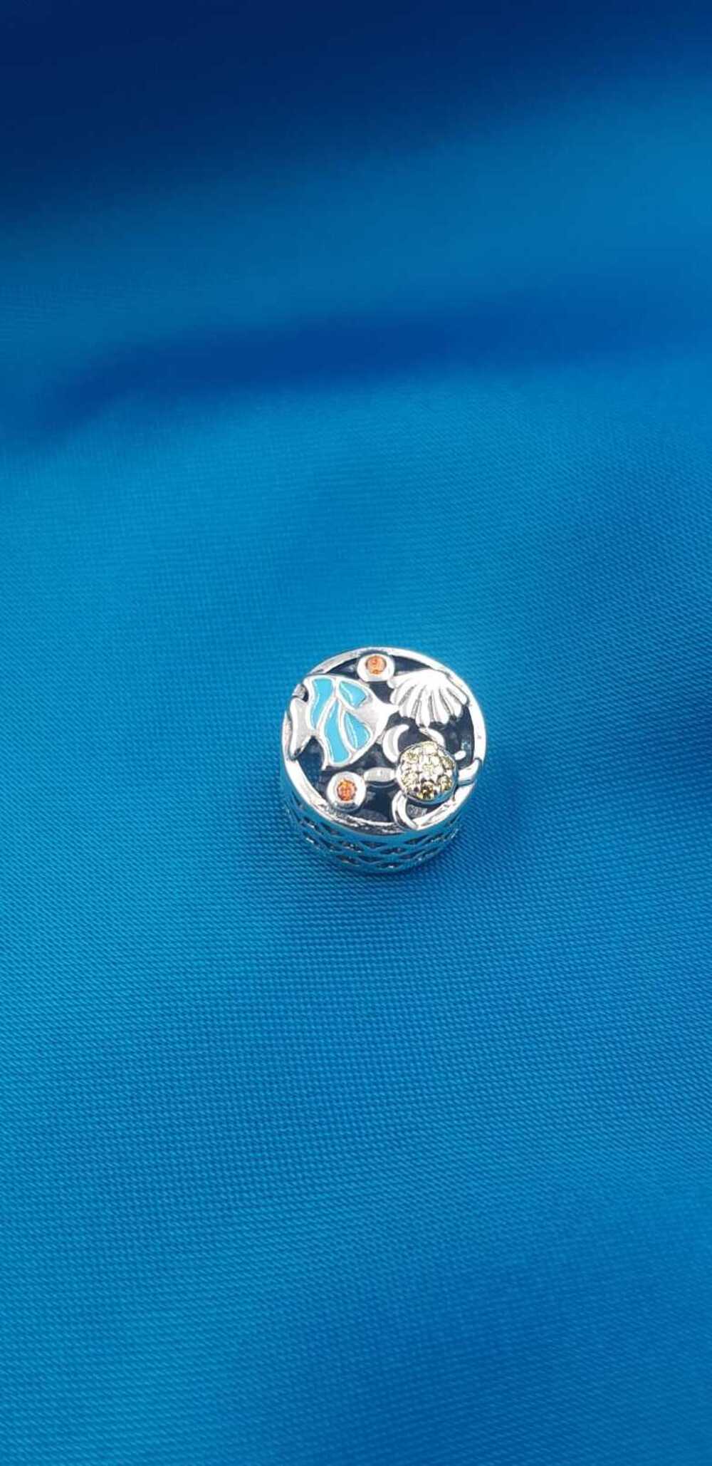 Vog%20Pandora’s%20Charm’s%20Balık,Kaplumbağ%20Ve%20İstiridye%20925%20Ayar%20Gümüş%20Charms